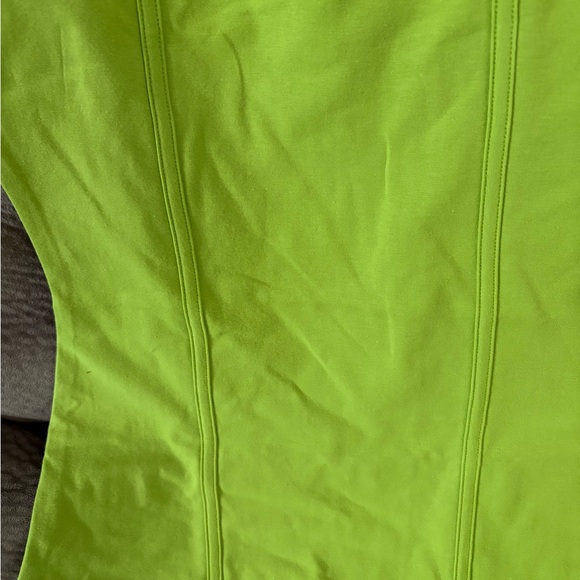 Wild Fable Women's Size Small Lime Green Sleeveless Seamed Bodycon Dress NWT - Picture 6 of 15